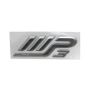 DECAL "MP3" ANTHRACITE "PIAGGIO GENUINE PART" 500 MP3 -1B000252-