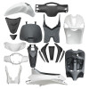 COMPLETE BODY FAIRINGS "PIAGGIO GENUINE PART" 50-125 LIBERTY 2009>2013 WHITE (18 PARTS KIT) -1R000017-