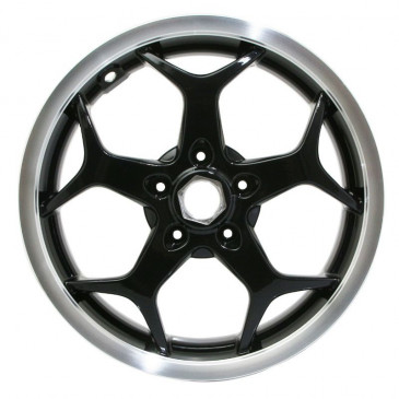JANTE/ROUE AVANT (3.00X13") ORIGINE PIAGGIO 300-500 MP3 2014> VERSION SPORT NOIR -2B000901-