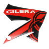 AUTOCOLLANT/STICKER/DECOR AILE AVANT DROITE ORIGINE PIAGGIO 50 GILERA SMT/RCR 2013> ROUGE -2H000004-