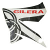 AUTOCOLLANT/STICKER/DECOR AILE AVANT GAUCHE ORIGINE PIAGGIO 50 GILERA SMT/RCR 2013> BLANCHE -2H000014-
