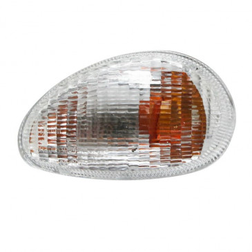 CLIGNOTANT AVANT GAUCHE BLANC ORIGINE PIAGGIO 125 VESPA ET4 1998>2005 -581633-