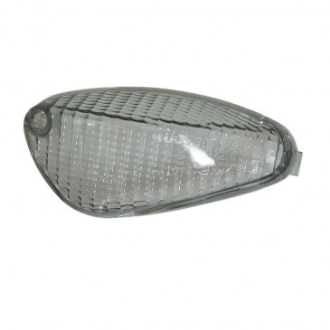 LENS FOR FLASHER-FRONT - LEFT- "PIAGGIO GENUINE PART"GILERA 50 RUNNER 1998>2004 -584018-