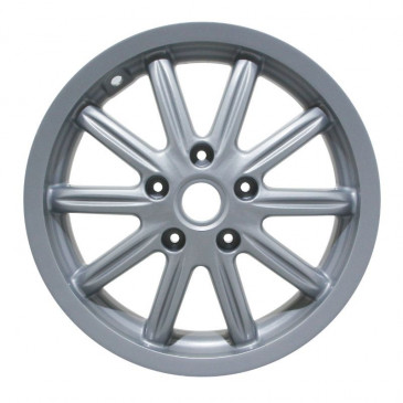 FRONT WHEEL (3.00X12) GREY "PIAGGIO GENUINE PART" 125-250-300-400-500 MP3 -650692-