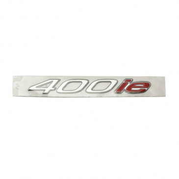 DECAL "400 IE" ARGENT "PIAGGIO GENUINE PART" MP3 400 2007> -653295-