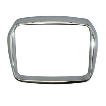 ENCADREMENT DE PHARE CHROME ORIGINE PIAGGIO 50-125 VESPA S 2007> -654265-