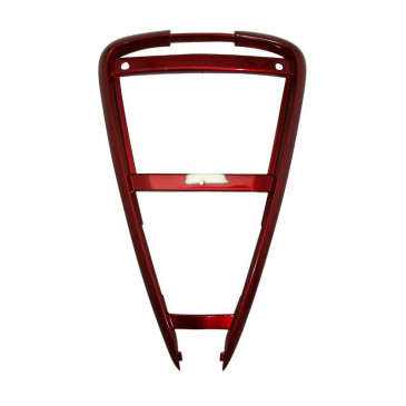 ENCADREMENT/CORNICHE DE TABLIER AVANT ORIGINE PIAGGIO 125-300-400 BEVERLY TOURER 2007>2010 ROUGE -65509900RR-