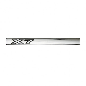 AUTOCOLLANT/STICKER/DECOR "X7" DE TABLIER INTERIEUR ORIGINE PIAGGIO 125-250-300 X7 -655205-