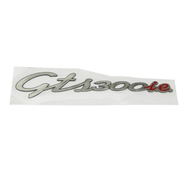 LABEL- ON RIGHT REAR SHIELD "GTS 300 IE" "PIAGGIO GENUINE PART" 300 VESPA GTS -656238-