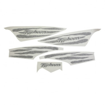 AUTOCOLLANT/STICKER/KIT DECORS ORIGINE PIAGGIO 50 TYPHOON 2011> (VEHICULE NOIR OU JAUNE) -657476-