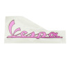 AUTOCOLLANT/STICKER/DECOR "VESPA" ROSE FASHION ORIGINE PIAGGIO 50-125 VESPA LX -657592-