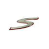 AUTOCOLLANT/STICKER/DECOR "S" ORIGINE PIAGGIO 125-300 VESPA GTS -673337-