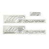 AUTOCOLLANT/STICKER/DECOR AILE ARRIERE "MP3 TOURING" GRIS ORIGINE PIAGGIO 250-300-400-500 MP3 2008>2014 -673874-