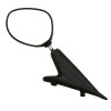 MIRROR- LEFT "PIAGGIO GENUINE PART" 125-250-400 X-EVO GREY 711/B -CM17480500EU -.-