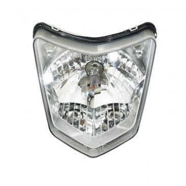 OPTIQUE/PHARE/PROJECTEUR ORIGINE PIAGGIO GILERA 50 SMT, RCR 2018>/DERBI SENDA 2018>/APRILIA 50 RX, SX 2014>, 125 RX, SX 2008>2010, 450-550 RXV, SXV 2008>2011 -855038-