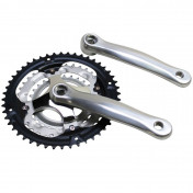 CHAINSET FOR MTB- P2R 7/8 Speed -ALUMINIUM- -SILVER- 170mm 48-38-28 (BOTTOM BRACKET 118mm) 3700948045152
