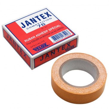 JANTEX ADHESIF DOUBLE FACE POUR BOYAUX POUR JANTE ALU POUR 2 ROUES 18 mm (VENDU A L'UNITE)