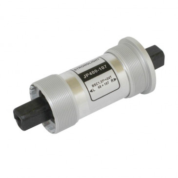 BOTTOM BRACKET - SQUARE TAPERED - STRONGLIGHT JP400 -FULL ALUMINIUM- 122mm (Width 68) BSC THREAD 1,37x24 1,37x24 3700223702664