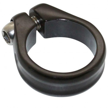 COLLIER SERRAGE TIGE DE SELLE CHC NEWTON ALU NOIR MAT DIAM. 28,6mm 3700948070246