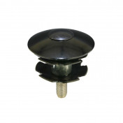STEM HEADSET CAP- STAR NUT- 1"1/8 -ALUMINIUM- BLACK 3700948082966