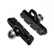 BRAKE PADS FOR ROAD BIKE- "CARTRIDGE" NEWTON CAMPAGNOLO TYPE -ALUMINIUM- BLACK (1 PAIR) 3700948073742