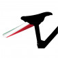 MUDGUARD FOR ROAD BIKE/MTB-- VELOX-REAR - DESIGN ITALY -TO CLIP UNDER THE SEAT (SOLD PER UNIT) 3660429721145