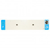 PLASTIC STRIP FOR BLANK PVC LICENSE PLATE (CAR FORMAT 520X110)-DEPT 2A/EUROPE (SOLD PER UNIT) 3700948118597