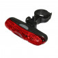 TAILLIGHT ON BATTERY -ON SEATPOST- NEWTON FLASH 5 LEDS - 3 FUNCTIONS- BLACK -INCLUDED 2 AAA BATTERIES.