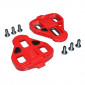 PEDAL CLEAT MICHE RED "FLOAT" (PAIR)
