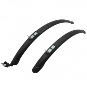 Polisport Garde boue vtt av+ar 26/"//27.5/"//28/" nevada noir pour v-brake