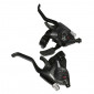 LEVIER/MANETTE VTT PATIN P2R 3 x 7V. NOIR ALU V-BRAKE COMPATIBLE SHIMANO (PAIRE) 3700948083710