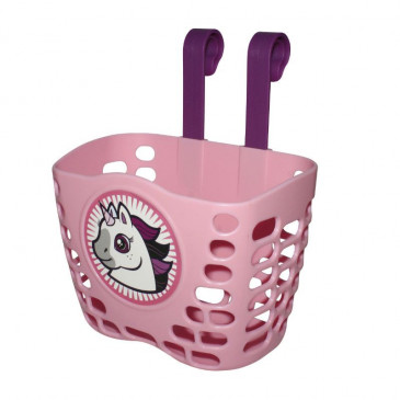 PANIER AVANT ENFANT P2R LICORNE ROSE FIXATION PAR SANGLE SUR CINTRE 3700948075012