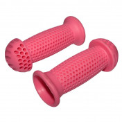 HAND GRIPS FOR URBAN BIKE- IMPORT FOR KID- PINK MUSHROOM L 100mm Ø 22.2mm (PAIR) 3700948074992