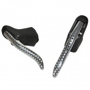 BRAKE LEVERS SET- FOR ROAD BIKE- NEWTON -EXTRALIGHT -ALUMINIUM - SILVER (PAIR) 3700948075463