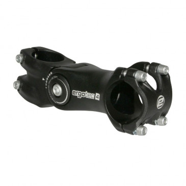 POTENCE VTT ERGOTEC REGLABLE OCTOPUS 2 ALU NOIR 31.8 L 105mm POUR FOURCHE 1"1/8 (HOMOLOGUE NIVEAU 4) 4016538080816