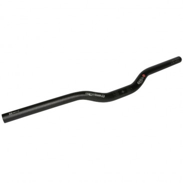 HANDLEBAR- FOR MTB- SEMI RISER- ERGOTEC XS -ALUMINIUM BLACK Ø 25.4mm W 550mm (APPROVED LEVEL 5)