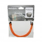 ELASTIC STRAP FOR BASKET (MESH) ORANGE FLUO (PER 3)