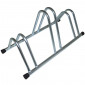 FLOOR PARKING RACK- FOR 3 BIKES- WITH LEVEL OFFSET (Lg79xL39xH27/38cm)