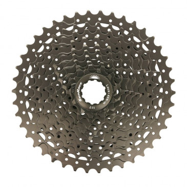 CASSETTE 10V. SUNRACE MS3 11-42 VTT POUR SHIMANO NOIR (LIVRE EN BOITE) (11-13-15-18-21-24-28-32-36-42) (2 BLOCS + PIGNONS)