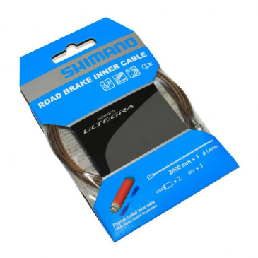 BRAKE CABLE SHIMANO FOR ROAD BIKE - POLYMERE 1,2mm 2,10M ULTEGRA 6800/DURA ACE 9000 (SOLD BY UNIT) 4524667317210