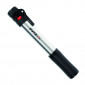 MINI PUMP - ROAD/MTB- ZEFAL AIR PROFIL SWITCH ALUMINIUM- SILVER 7BARS L200mm VP/VS 110g 3420588460015