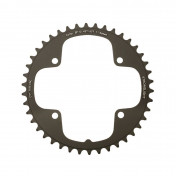 CHAINRING FOR ROAD BIKE- 42T. 4 ARMS "INNER" TYPE CAMPAGNOLO SUPER RECORD/RECORD/CHORUS Ø112 BLACK CT2 STRONGLIGHT 11Speed 3700223716951