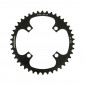 CHAINRING FOR MTB- Ø104 - 4arms-FOR SINGLE- 42T. Ø104 BLACK -ALUMINIUM- 7075 STRONGLIGHT .- Thickness 3,5 mm - 8/9 Speed. 3700223711819