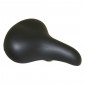 SADDLE- NEWTON FOR URBAN BIKE CLASSIC BLACK WITH SPRINGS 260x155mm 3700948075807
