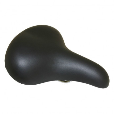 SADDLE- NEWTON FOR URBAN BIKE CLASSIC BLACK WITH SPRINGS 260x155mm 3700948075807