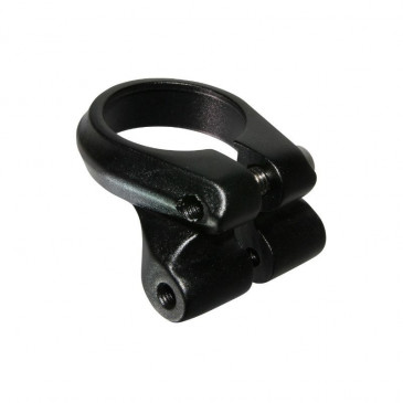 SEATPOST CLAMP WITH RACK MOUNT - -ALUMINIUM BLACK Ø 31,8mm