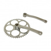 CHAINSET FOR URBAN BIKE- P2R STEEL- CHROME 170mm WITH 46T.CHAINRING CHAIN 3.30 (BOTTOM BRACKET 127mm) 3700948102541