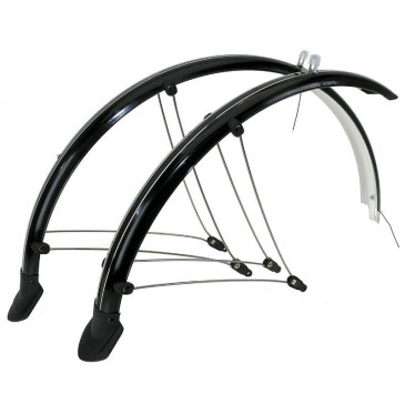 GARDE BOUE VTT TRINGLES 24" P2R COUNTRY PLASTIC NOIR largeur 56mm (PAIRE) 3700948102213