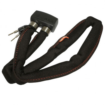 ANTIVOL VELO PLIABLE/PLIANT AXA FOLDABLE 800 A CLE DIAM 8mm L1.00M GRIS FONCE (AVEC FIXATIONS SUR CADRE) - SECURITE NIVEAU 9/15 - HOMOLOGUE FUB 1 ETOILE 8713249240619
