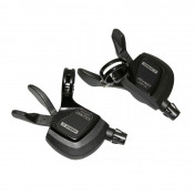 GEAR SHIFTERS SET-FOR ROAD BIKE- P2R FOR FLAT BAR- 11 speed PUSH-PULL COMPATIBLE SHIMANO DOUBLE (PAIR) 3700948079188